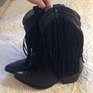 Smoky Mountain Fringe Cowboy Boots